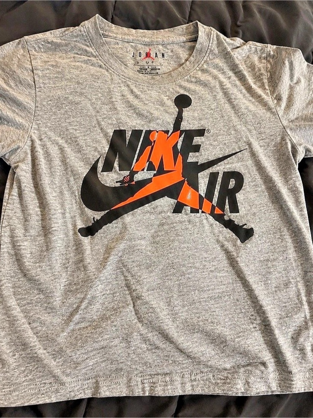 Nike Air Jordan graphic tee Gray Graphic Tee